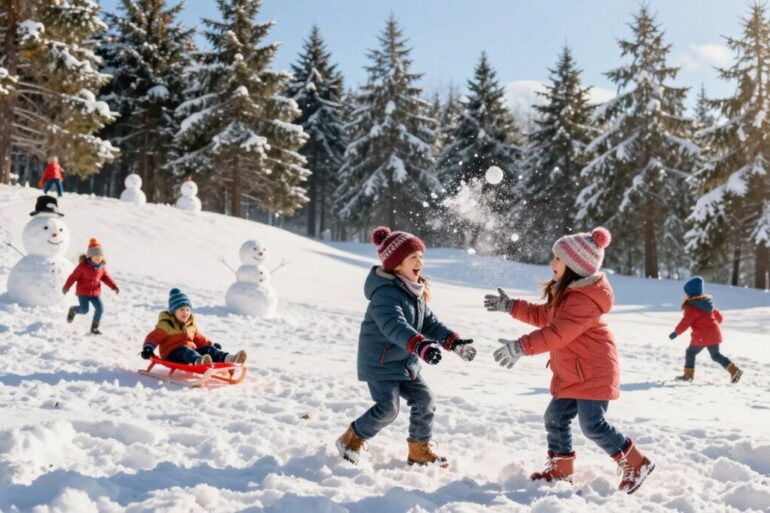 10 Snow activities for kids