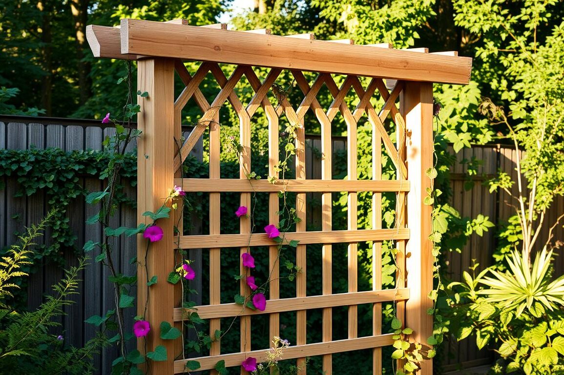 DIY Garden Trellis 5 steps