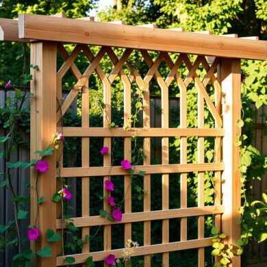 DIY Garden Trellis 5 steps