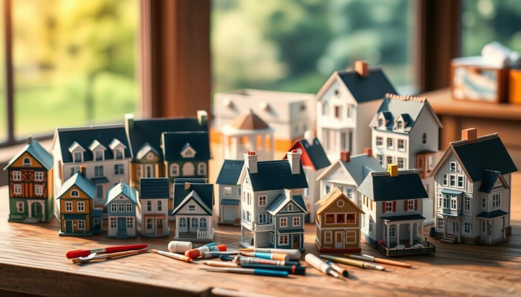 beginner-friendly DIY miniature house kits