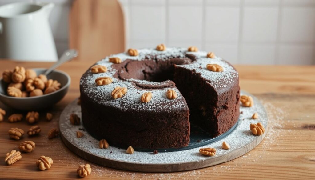 coffee and walnut cake