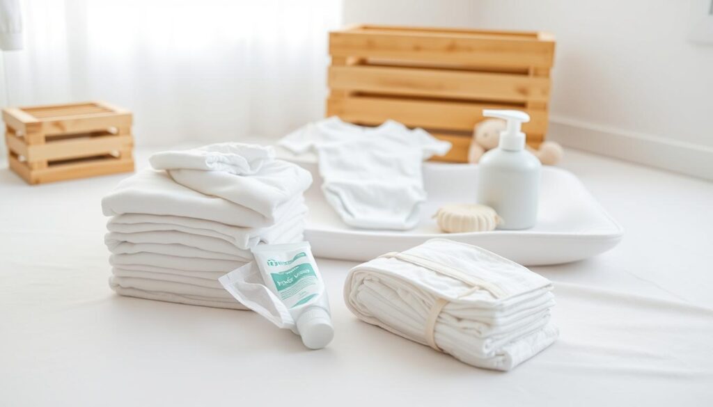diapering supplies