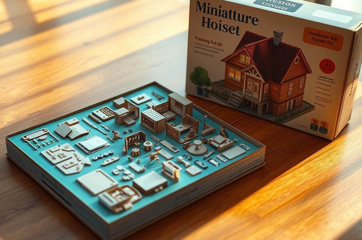 diy miniature house kit