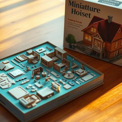 diy miniature house kit
