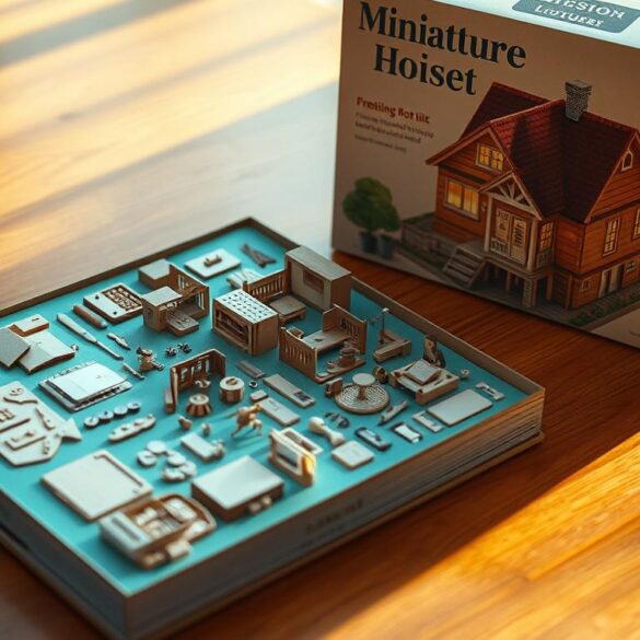 diy miniature house kit
