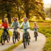 electric bikes family