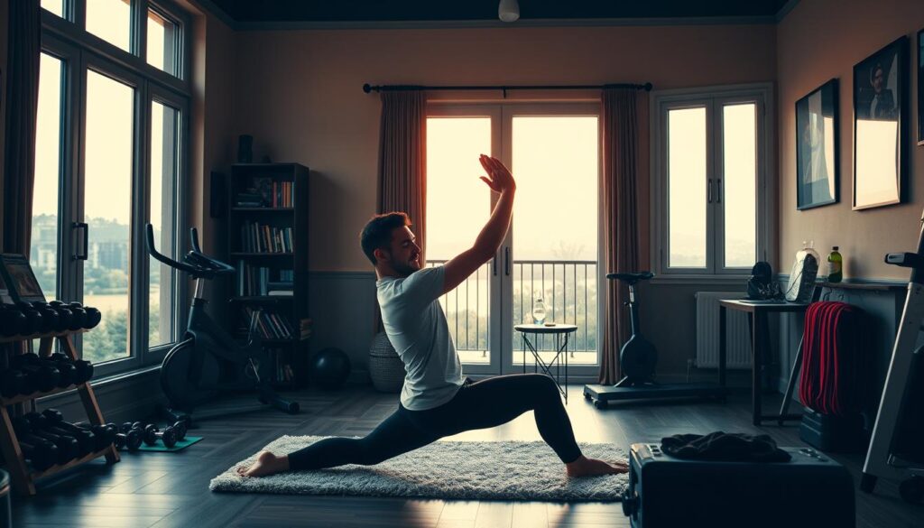 evening workout routine