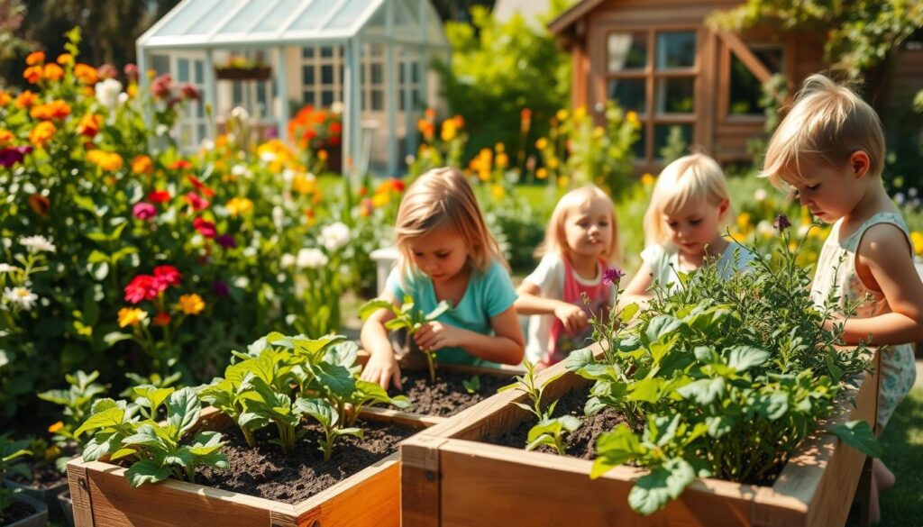 kid-friendly gardening