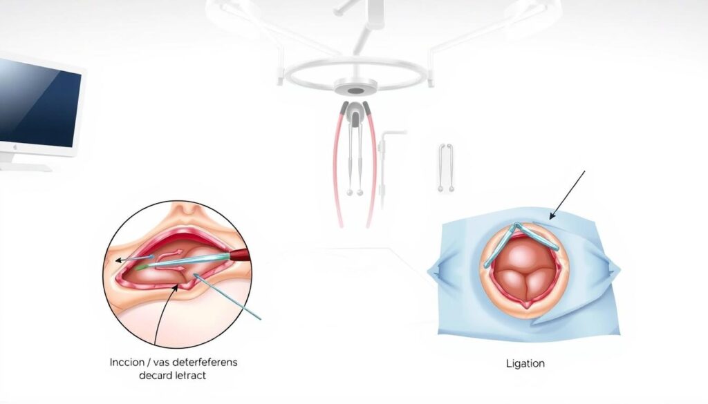 vasectomy procedure steps