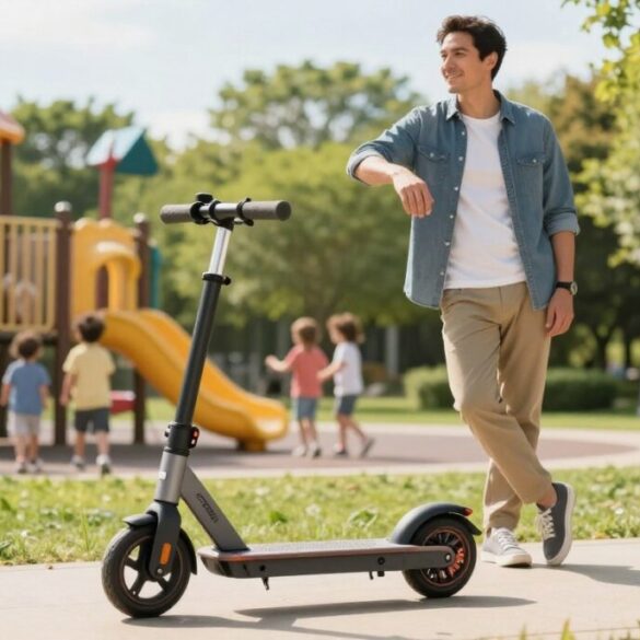 ultra lightweight folding scooter for dads
