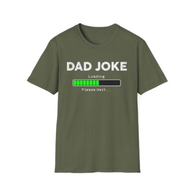 Dad Joke Loading T-Shirt, Funny Father's Day Gift, Unisex Tee, Comfy Gift for Dad, Humor Shirt for Men and Women